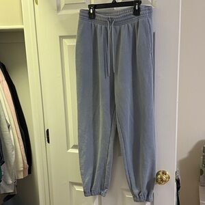 Sky Blue Joggers with Drawstring